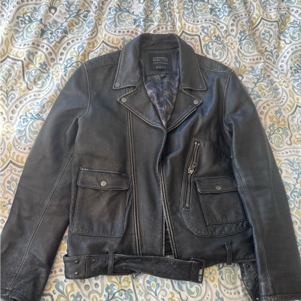 Designer Black Leather Jacket
